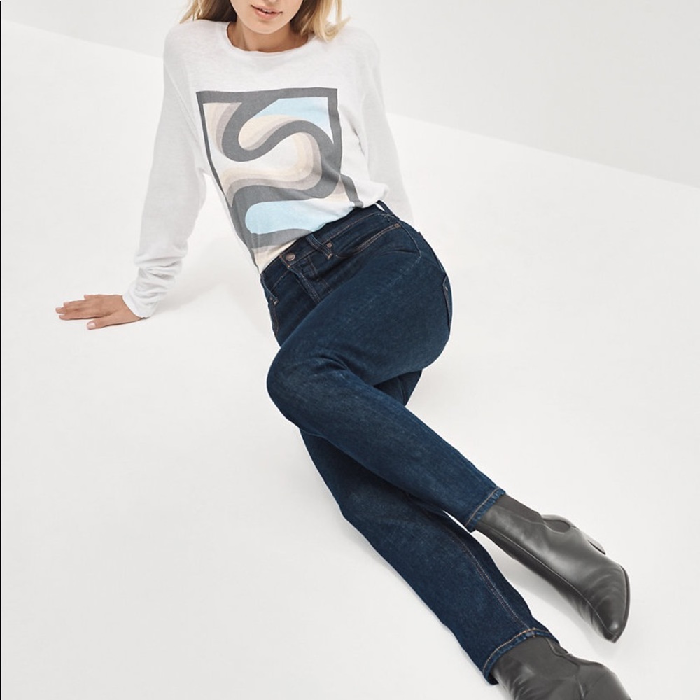 Aritzia: Denim Forum The Yoko High Rise Slim 30L
